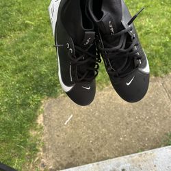 Nike Men's Vapor Edge Pro 360 2 Football Cleats 9.5 Black White