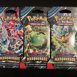 Twilight Masquerade Sleeved Booster Packs (Sealed) Pokémon Cards