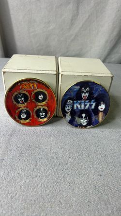 Kiss Psycho Circus and Rockers and Rulers Plate Set