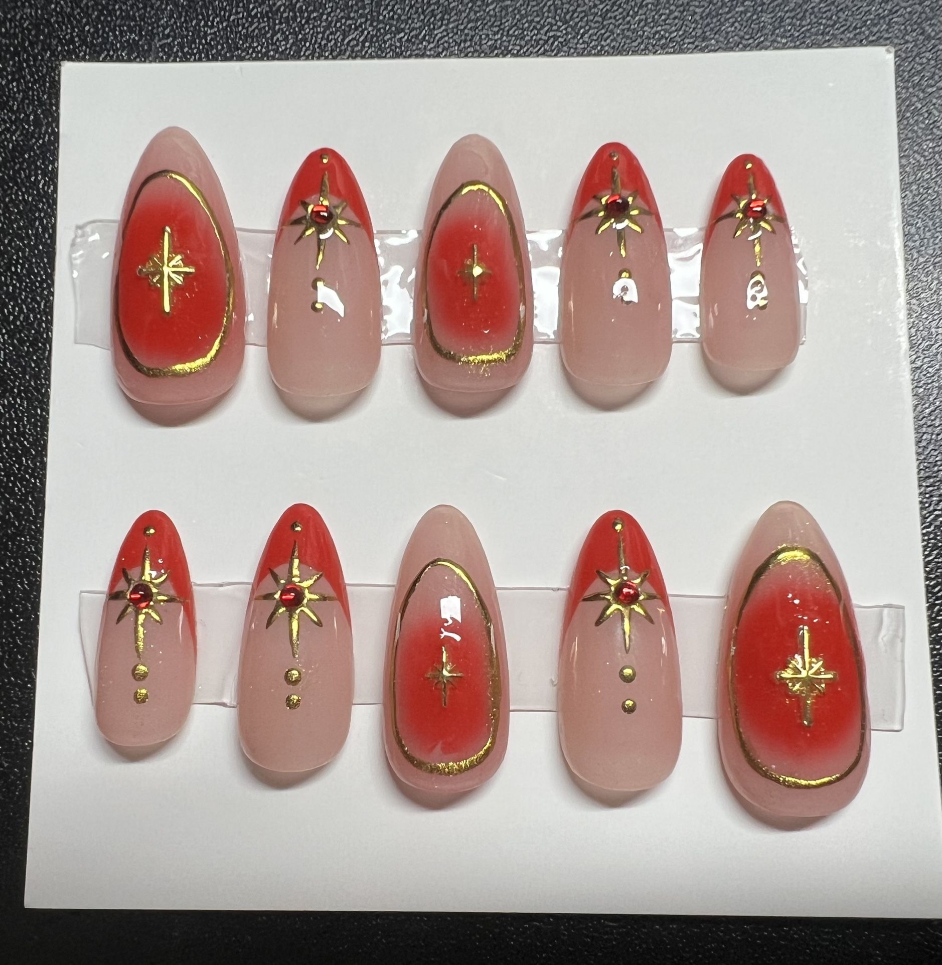 Press On Nails Red