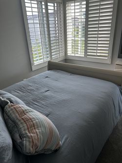 Full Size Bed, Mattress, Covers and Pillows