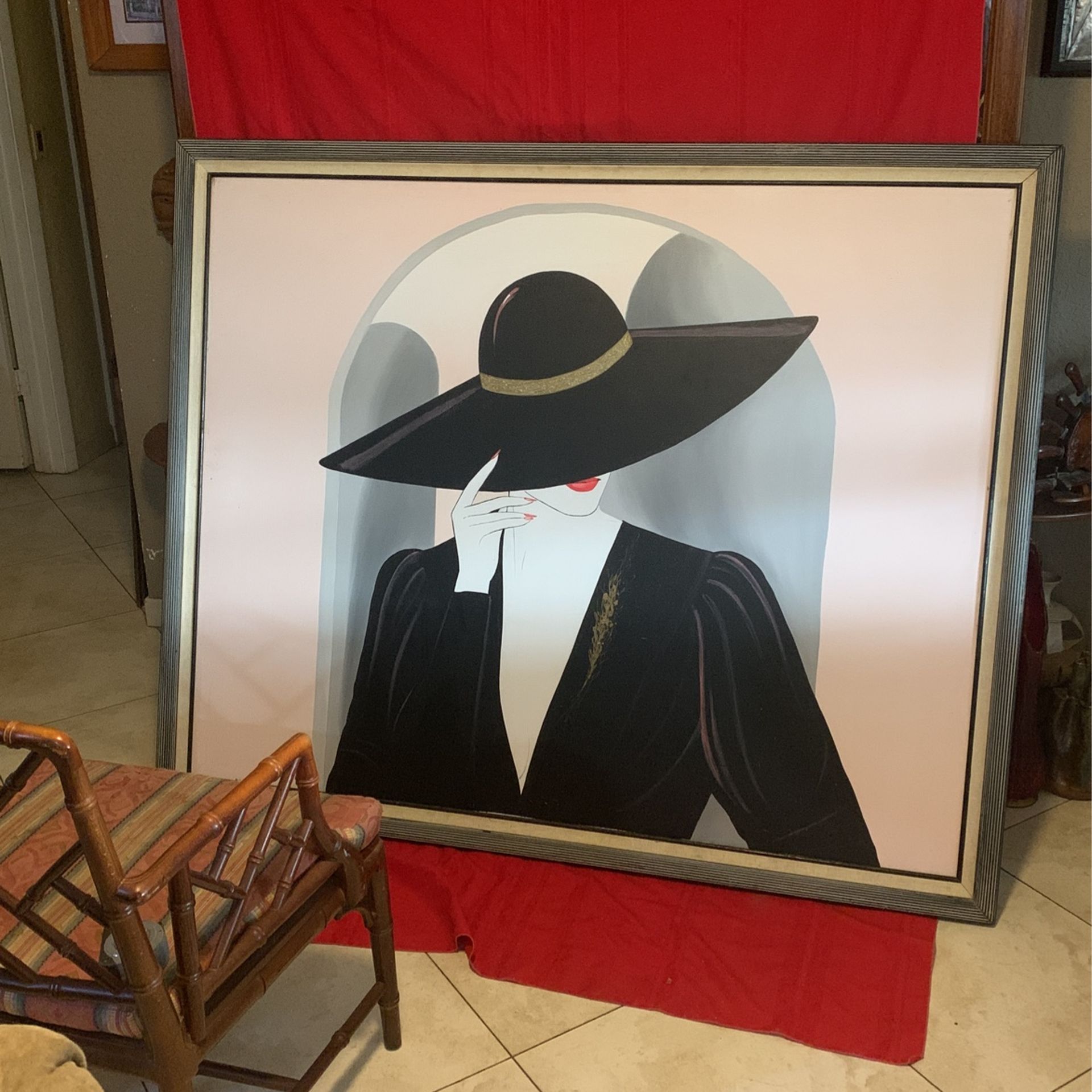 75X65 Oil Woman In Incógnito!