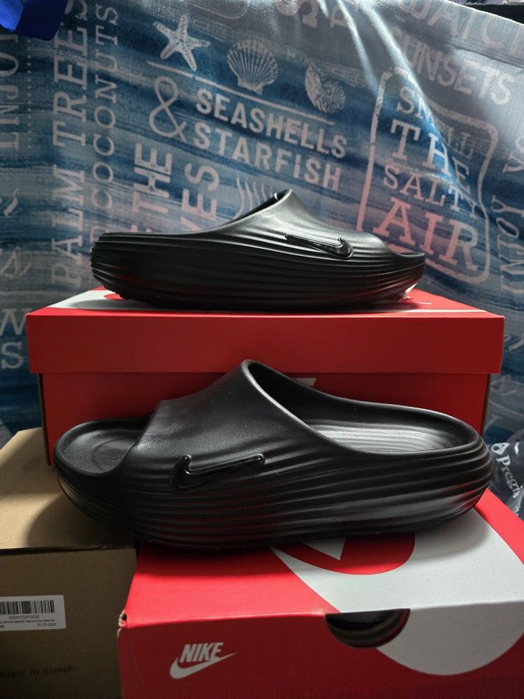 Nike ReactX Rejuven8 Slide Black