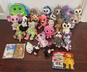 TY Plush Beanies Etc some New $3 each or $35 for All