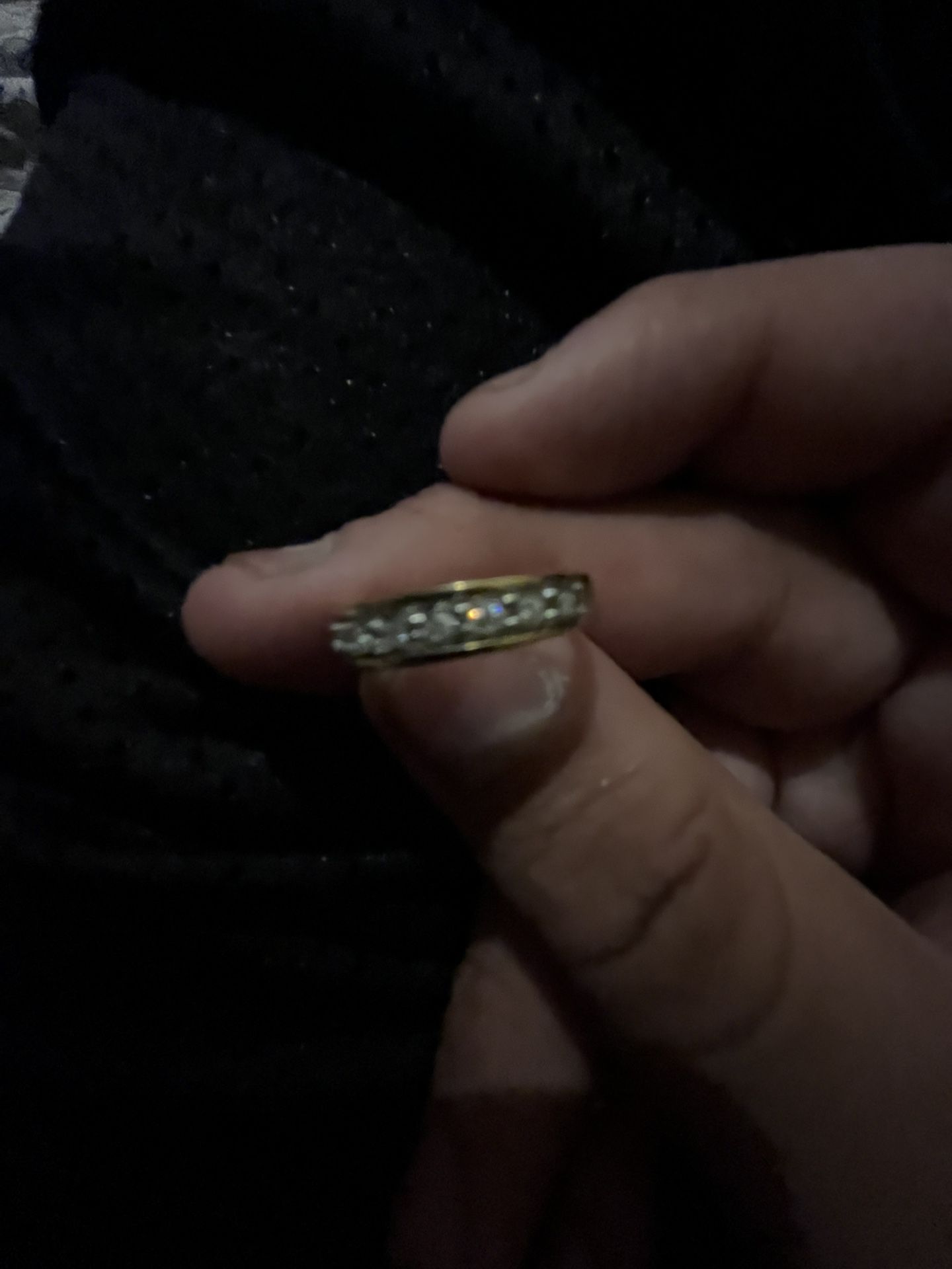 Diamond Brilliance 1/10 Carat T.W. Lab-Grown Diamond Band Fashion Ring Jewelry Joyeria Oro Gold