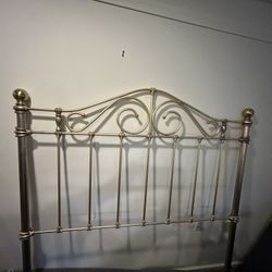 Brass Headboard and Rails - Full Size