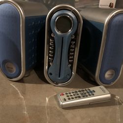 CD Player with speakers .