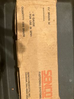 Senco 1.25” finish brads