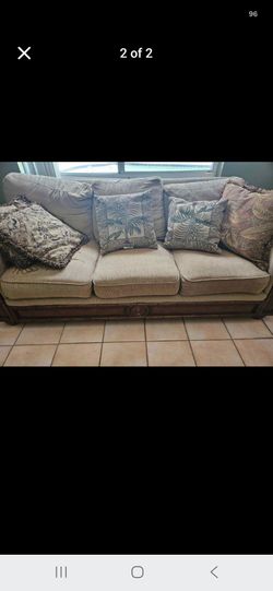 Barely used microfiber couch.