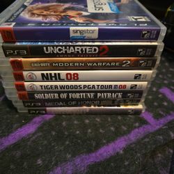 Ps3 Video Games (8) Lot