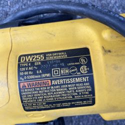 Dewalt DW255 Drywall screw gun