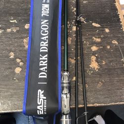 SEASIR Dark Dragon M/ML Two Tips Spinning Rod Baitcasting Fishing Rod 2.1M Spinning