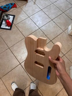 Unfinished HH telecaster body