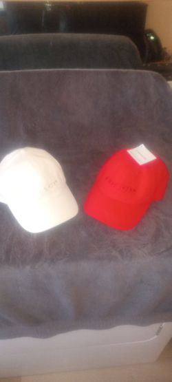 Coach Baseball Caps-red And White-new