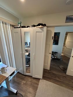 IKEA wardrobe 3 door armoire