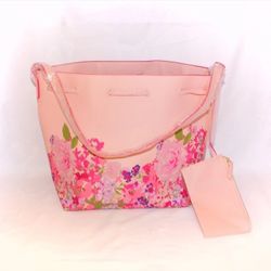 Estee Lauder Wild Blossom Floral Lipstick Foundation Bag Tote Purse Gift Set Lux