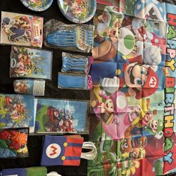 Mario Brothers Party Supplies