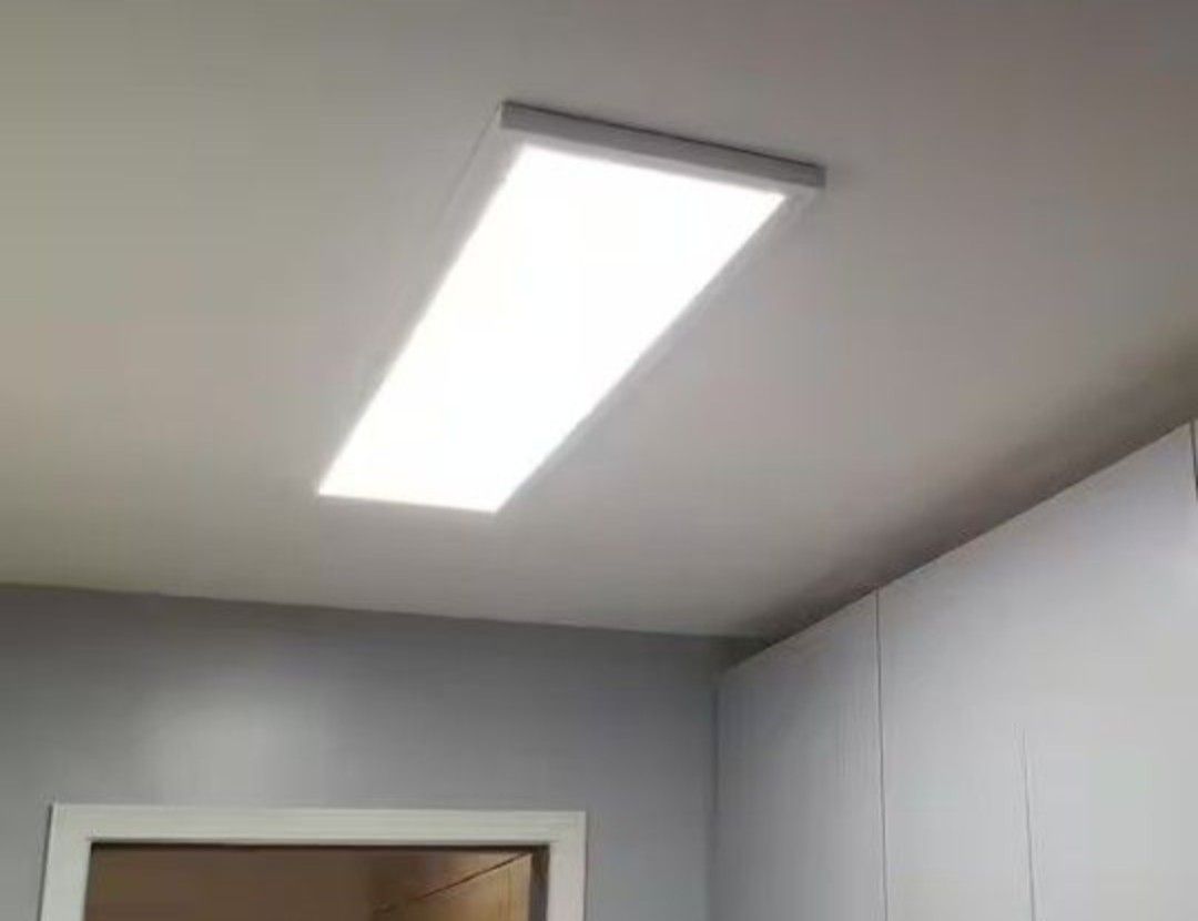 Ceiling LED Fixture 1X4 Ft 5 CCT 50W Dimmable For Garage, Commercial Space