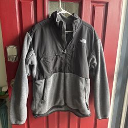 North face men’s Jacket, Grey Size  large 