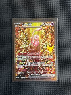 Pokemon Mew Ex 30th Celebrations Special Illustration Rare