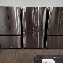 New Samsung 4 Door Bespoke Refrigerator Stainless Scratch Dent Deal