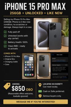 iPhone 15 pro max