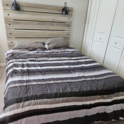 Queen Headboard Frame. Tall Dressor And Night Stand