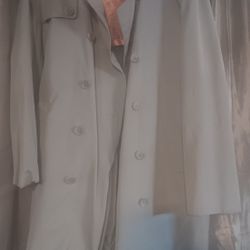 Mens XL Trench Coat Worn Once 