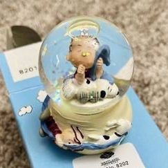 NEW In Box Collectible Peanuts Resin Glass Water Globe Linus Westland Giftware Accent