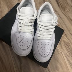 Jordan One Low White