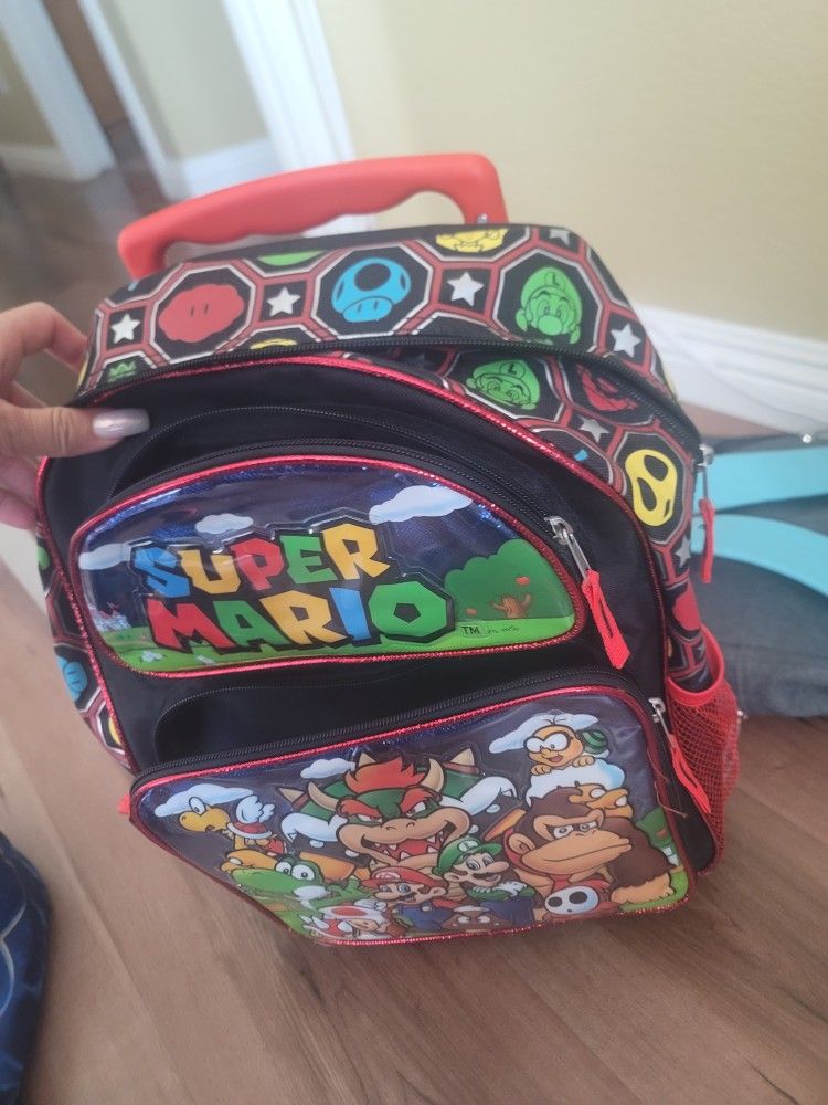 Rolling Super Mario Backpack