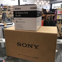 Sony FX30 + Sigma 18-50 2.8
