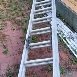 20ft Extension Ladder Aluminum 