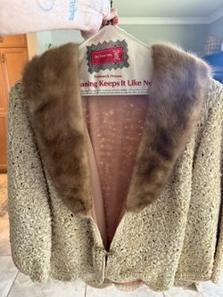 Vintage Fur Collar Jacket