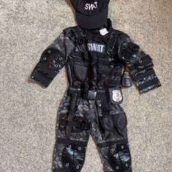 Preschool Size Swat Costume 