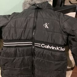 Calvin Klein Jeans Girl Sz 6 Jacket 