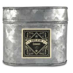 Scents Of Soy Cowboy Scented Tin Candle 16oz