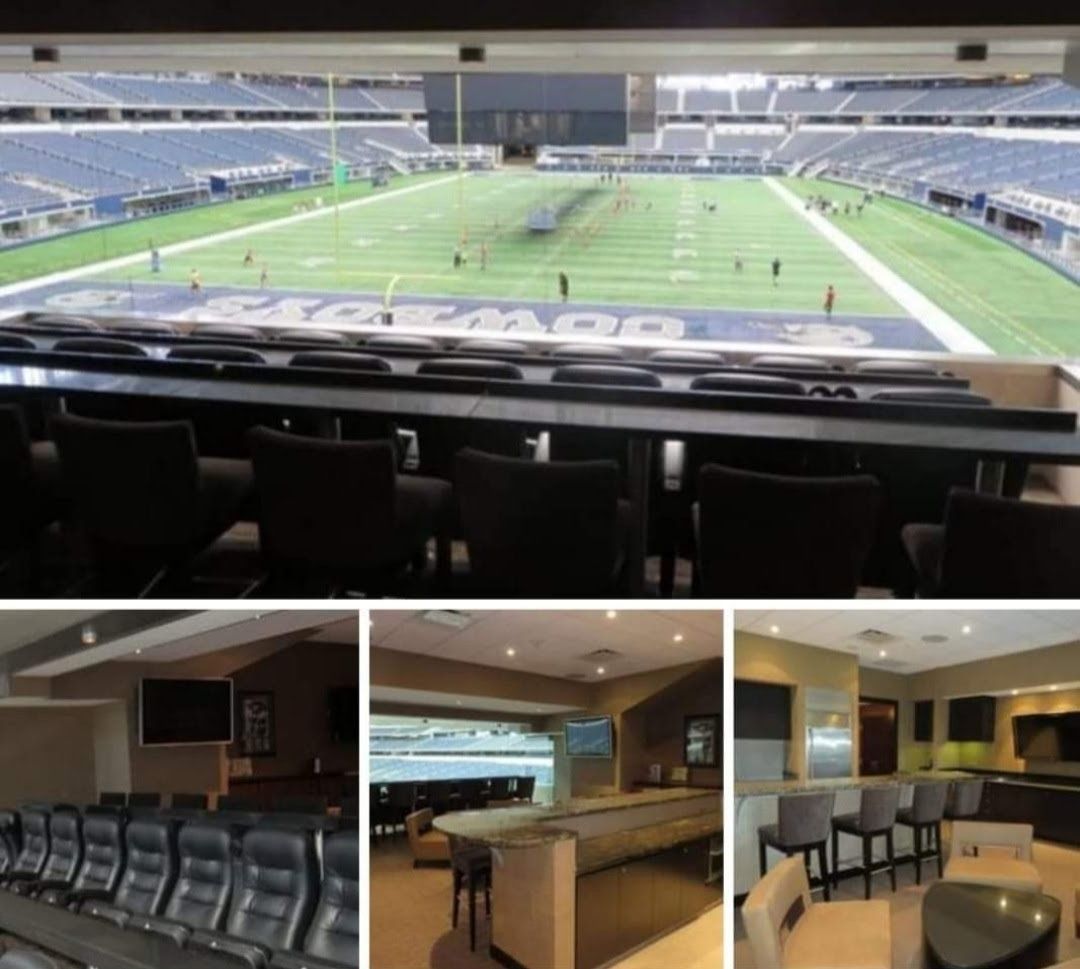 8 Left - Front Row Suite Tickets Dallas Cowboys Vs Washington