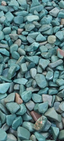 Ocean Blue 3/4" X 1 1/4" Landscaping Pebbles