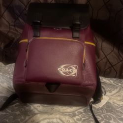 Coach Book bag velvet 