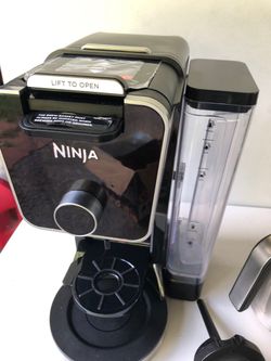 Ninja - DualBrew PRO 12-Cup Specialty Coffee System with Thermal Carafe, K-Cup Compatible, Hot Water System & Frother - Black/Silver Model: CFP305