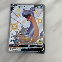 Shiny Lapras V Great Condition