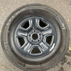17” Matte Black Tires And Rims