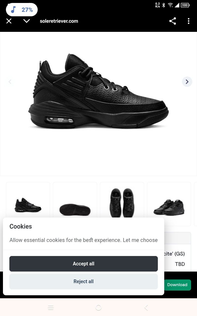 Jordan Aura 5 Blackout 