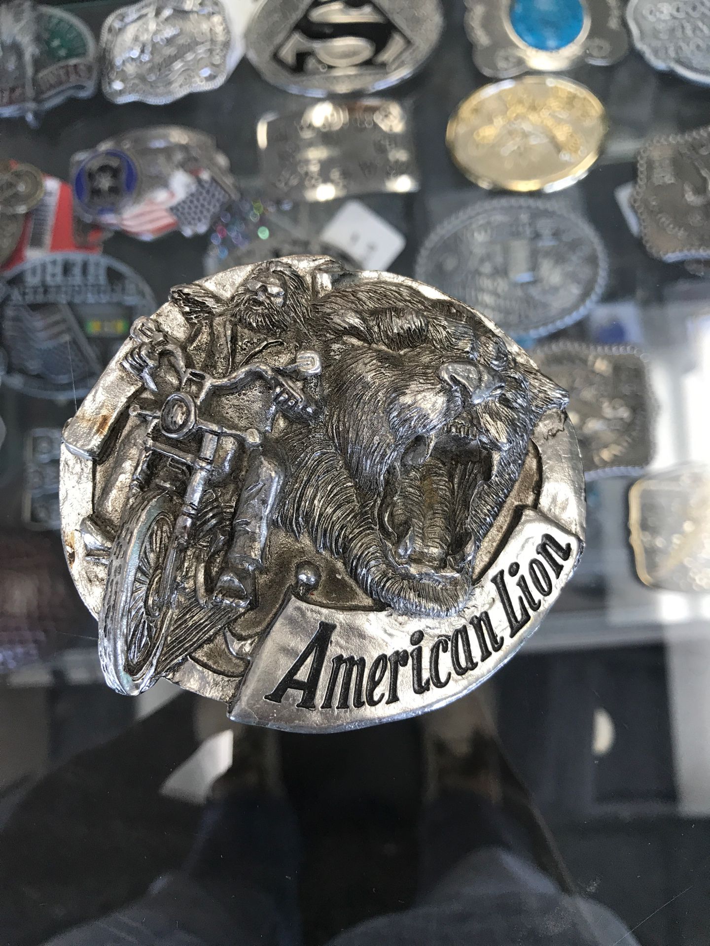 American Lion Belt Buckle