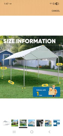 Carpa de 10×20