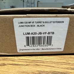 LUMA IP Camera Turret & Bullet Extension Junction Box