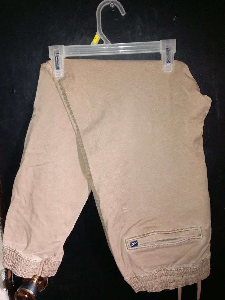 Mens Hollister Khaki Joggers