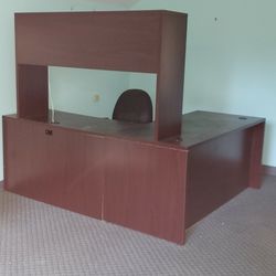 Desk Chair And Filing Cabinet 