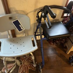 Wheel Rollator And Chair